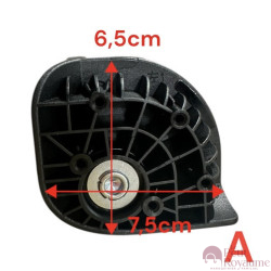 Double replacement wheels A-283 diameter 5 cm for 4-wheeled hardside luggages