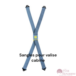Sangles pour les valises CABINES toiles ou rigides, compatibles avec valises Samsonite, Delsey