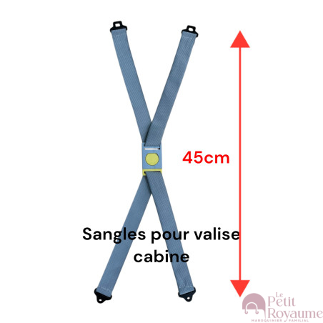 Sangles pour les valises CABINES toiles ou rigides, compatibles avec valises Samsonite, Delsey