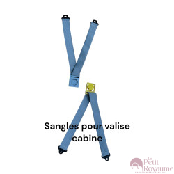Sangles pour les valises CABINES toiles ou rigides, compatibles avec valises Samsonite, Delsey