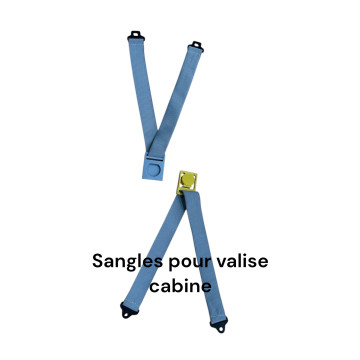 Elastic straps for softside or hardside cabin luggages, suitable for luggages brands such as Samsonite, Delsey and many others