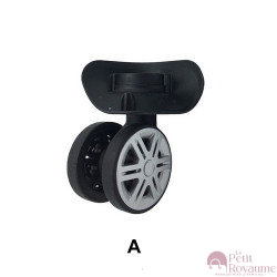 Double replacement wheels A01-6cm (small wheel block) for 4-wheeled hardside luggages