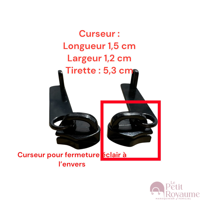 Lot de 2 Tirettes avec curseurs TAC- Ab1418 compatibles valises rigides ou toiles Samsonite, Delsey et d'autres marques