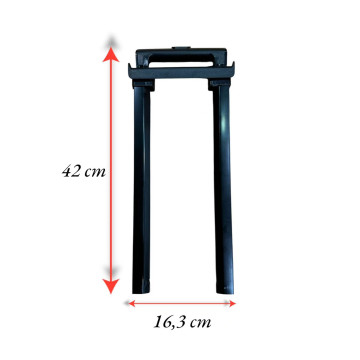 Tige Télescopique 42cmx16,3cm avec poignée compatible valise Delsey Cabine