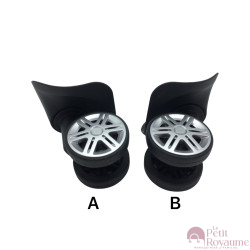 Double replacement wheels A01-6cm large wheel block for 4-wheeled hardside luggages