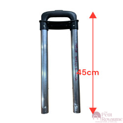 Tige télescopique AT604 avec poignée ( 45cmx17cm )complète compatible valise Samsonite ou Delsey cabine