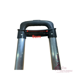 Tige télescopique AT604 avec poignée ( 45cmx17cm )complète compatible valise Samsonite ou Delsey cabine