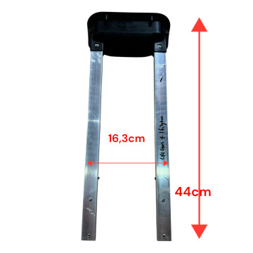 Tige télescopique (Initial01) avec poignée complète  compatible valise cabine Delsey
