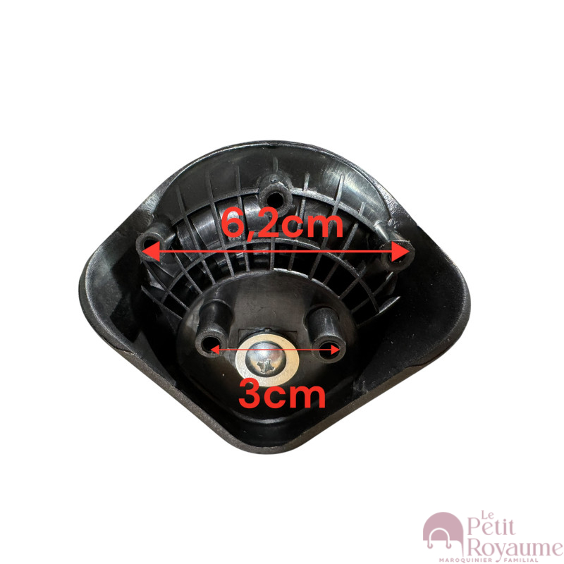 Roulettes doubles 20900 pour valises rigides ou toiles