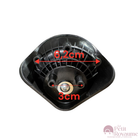 Roulettes doubles 20900 pour valises rigides ou toiles