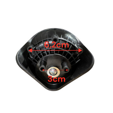 Roulettes doubles 20900 pour valises rigides ou toiles