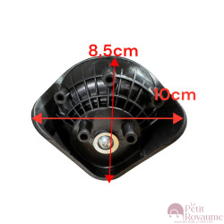 Double replacement wheels 20900 for 4-wheeled hardside luggages