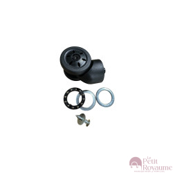 Double replacement wheels 20900bis for 4-wheeled hardside luggages