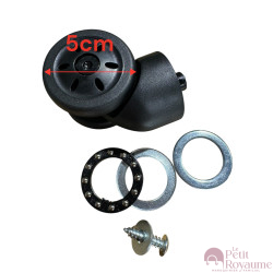 Roulettes doubles d’adaptation 20900bis pour valises rigides ou toiles