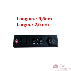 lock TSA007WHG bis for softside and hardside luggages