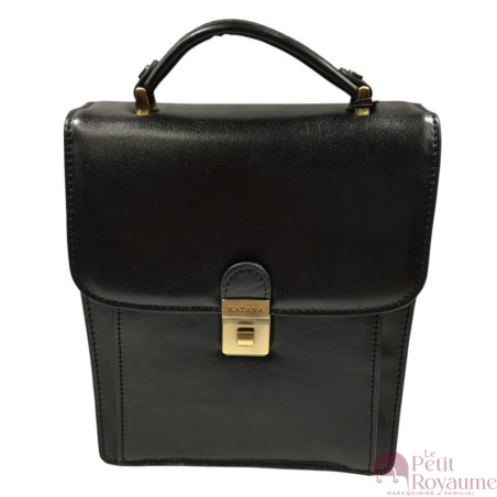 Sacoche homme 63017 en croûte de cuir de vachette