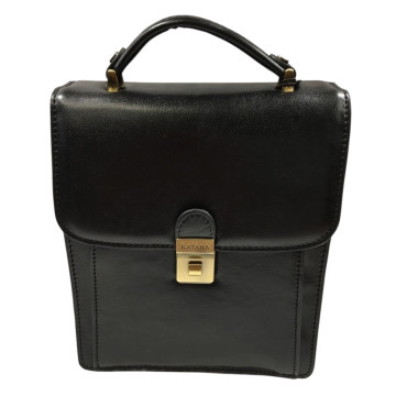 Sacoche homme 63017 en croûte de cuir de vachette