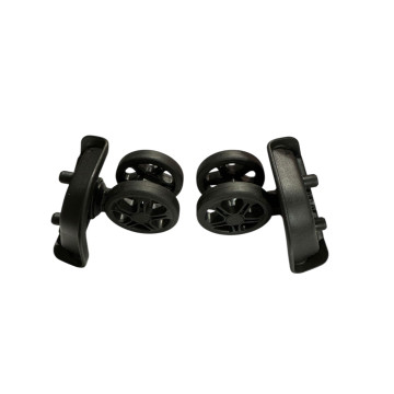 Roulettes doubles D530 pour valises rigides, compatibles avec différentes marques