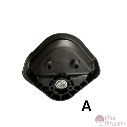 Roulettes doubles D530 pour valises rigides, compatibles avec différentes marques