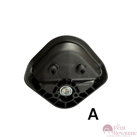 Roulettes doubles D530 pour valises rigides, compatibles avec différentes marques