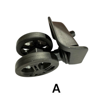 Roulettes doubles D530 pour valises rigides, compatibles avec différentes marques