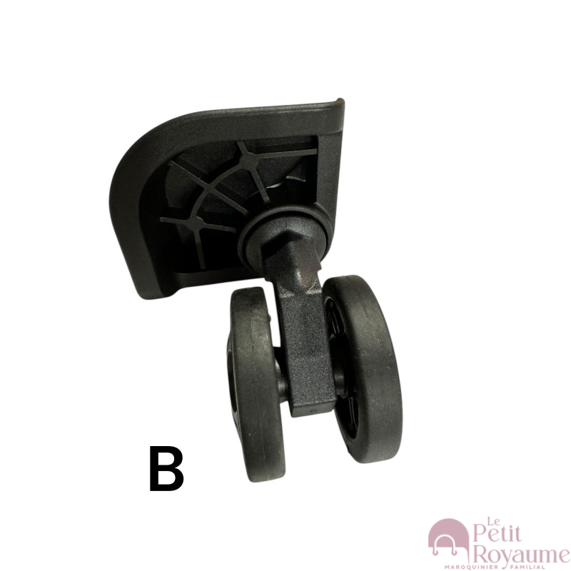 Roulettes doubles D530 pour valises rigides, compatibles avec différentes marques