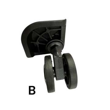 Roulettes doubles D530 pour valises rigides, compatibles avec différentes marques