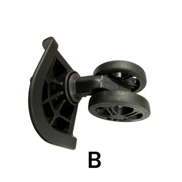 Roulettes doubles D530 pour valises rigides, compatibles avec différentes marques