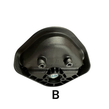 Roulettes doubles D530 pour valises rigides, compatibles avec différentes marques