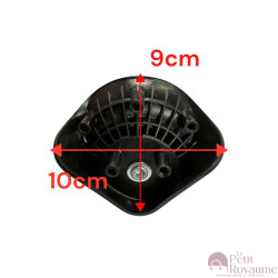 Roulettes simples A40ps pour valises en toile à 4 roues, compatibles valises Samsonite X'ion