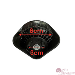 Single replacement wheels A40ps for 4-wheeled softside luggages, suitable for Samsonite X'ion