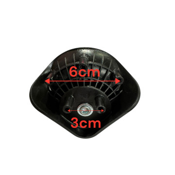 Single replacement wheels A40ps for 4-wheeled softside luggages, suitable for Samsonite X'ion