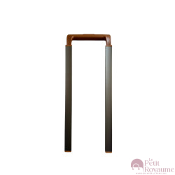 Tige télescopique double (41 x 16 cm) avec poignée complète compatible valise Delsey Moncey ou Clavel Cabine
