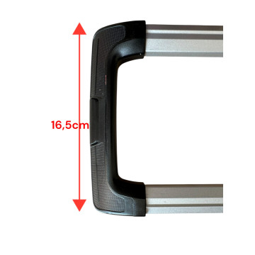 Tige télescopique Del021200 avec poignée complète compatible valise Samsonite ou Delsey