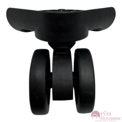 Double replacement wheels RVR01 for 4-wheeled hardside luggages, suitable for many brands such as Samsonite, Delsey