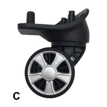 Double replacement wheels 6066 for 4-wheeled softside luggages, suitable for many brands such as Samsonite, Delsey