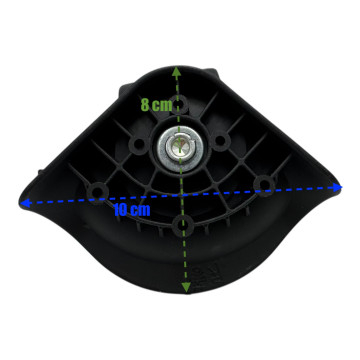Double replacement wheels RVR01 for 4-wheeled hardside luggages, suitable for many brands such as Samsonite, Delsey