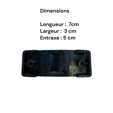Hinge OU1319.450/F336 for hardshell suitcases suitable for Samsonite
