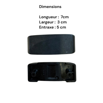 Charnière OU1319.450 /F336 compatibles valises rigides Samsonite