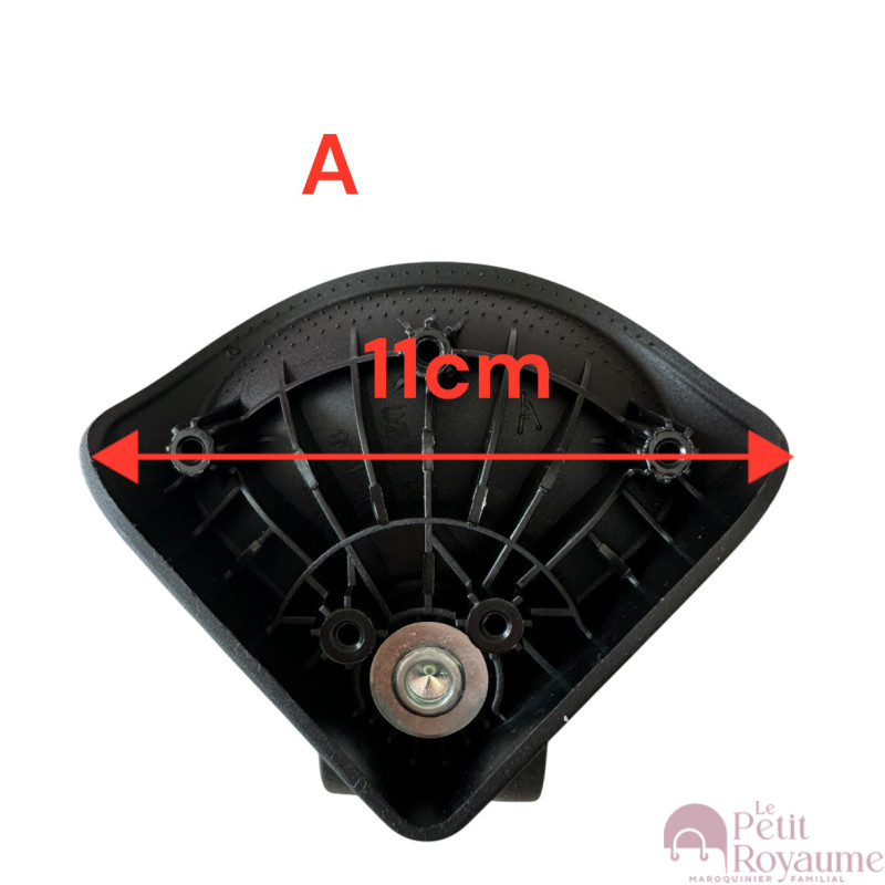 Double replacement wheels D507/1668 diameter 5 cm for 4-wheeled hardside luggages