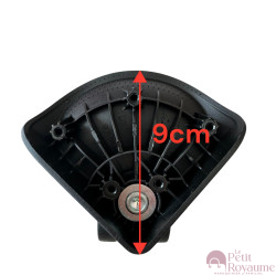 Double replacement wheels D507/1668 diameter 5 cm for 4-wheeled hardside luggages