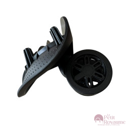 Roulettes doubles D507/1668 diamètre 5cm pour valises rigides, compatibles avec Samsonite, Delsey et Jump…