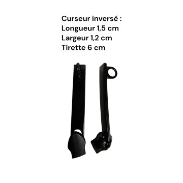 Set of 2 Zipper pulls PM01 for hardshell or softshell suitcases suitable for Samsonite, Delsey and other brands