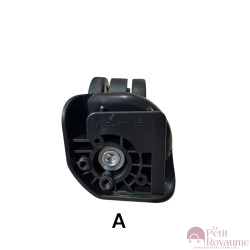 Double replacement wheels HKP-17 for 4-wheeled hardside luggages, suitable for many brands such as Samsonite, Delsey