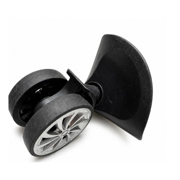 Double replacement wheels A57 for 4-wheeled hardside luggages, suitable for many brands such as Samsonite, Delsey