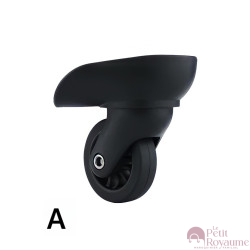 Single replacement wheels A-35bis for 4-wheeled hardside luggages, suitable for Delsey
