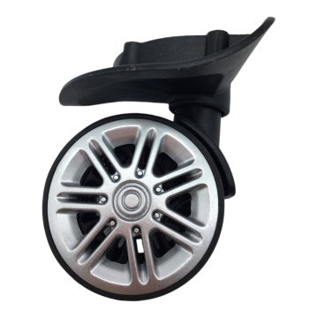 Double replacement wheels 1618 for 4-wheeled hardside luggages, suitable for many brands such as Samsonite, Delsey