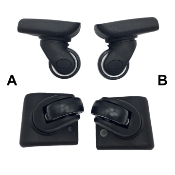 Single replacement wheels DJ01 for 4-wheeled softside luggages, suitable for many brands such as David Jones